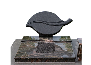 Modernus lapo formos granitinis paminklas